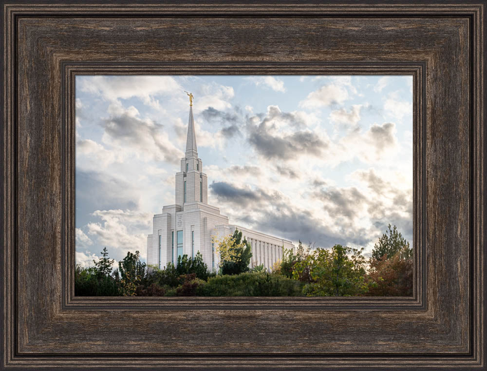 Oquirrh Mountain Temple - Upon a Hill by Evan Lurker