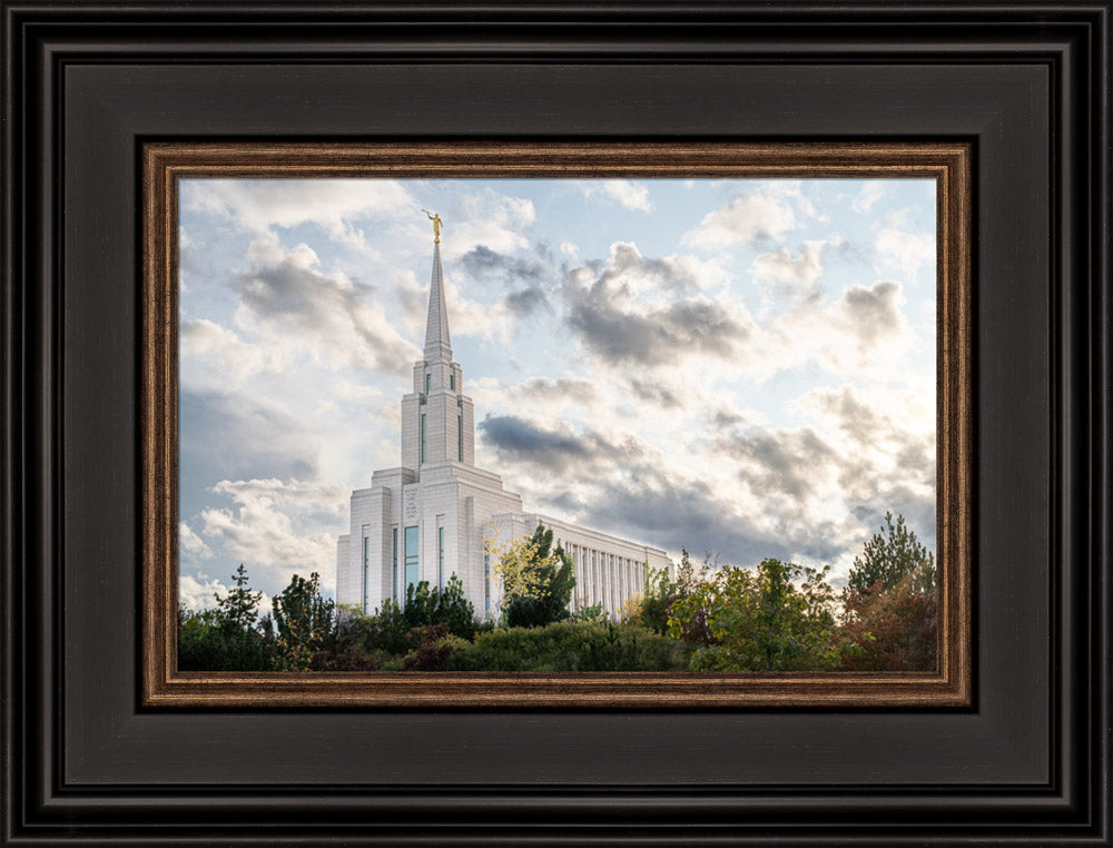 Oquirrh Mountain Temple - Upon a Hill by Evan Lurker