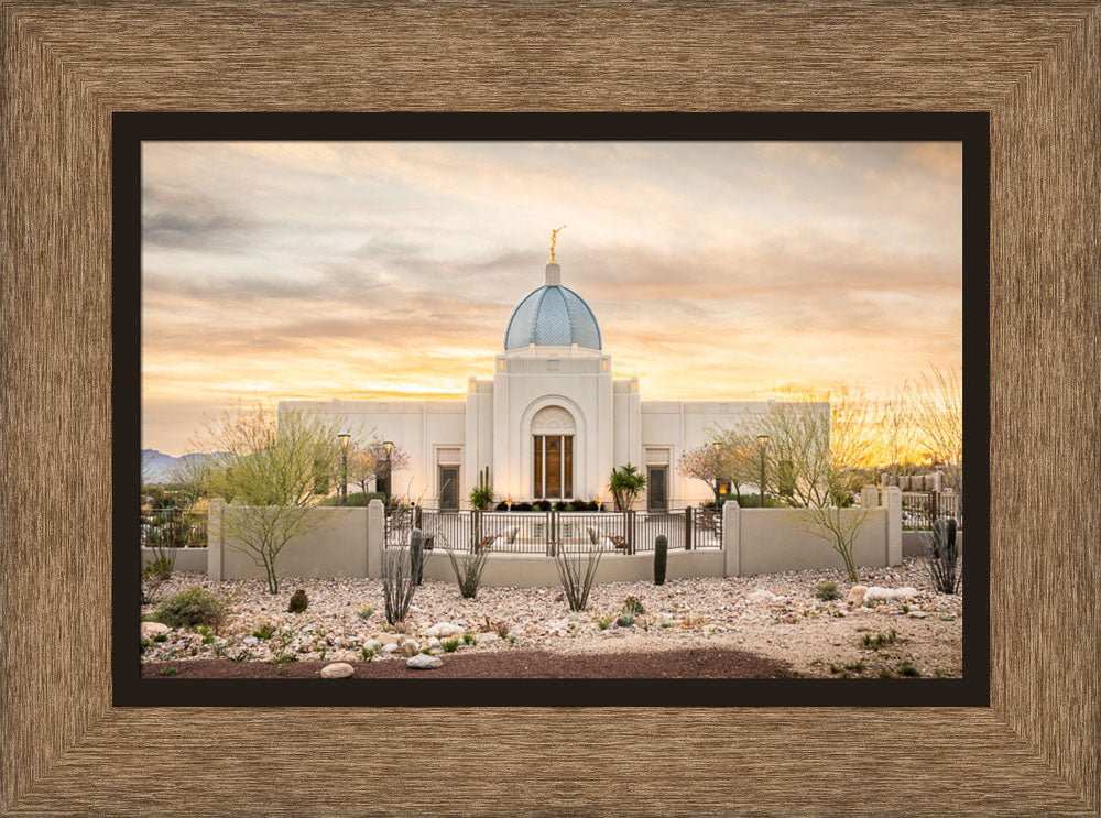 Tucson Temple - Desert Beauty by Evan Lurker