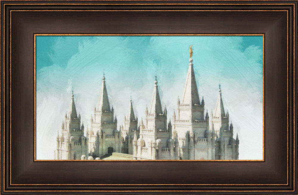 Salt Lake Temple - Morning Glory by Greg Collins
