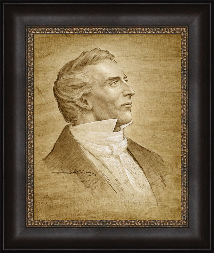 Joseph Smith portrait (sketch) by Joseph Brickey