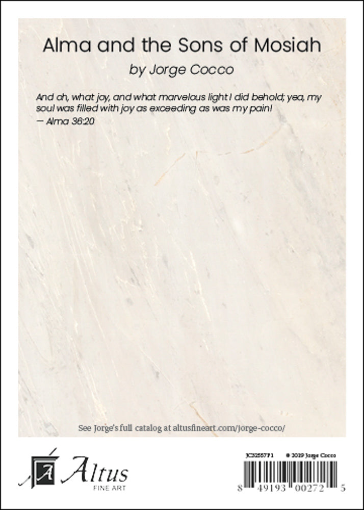 Alma and the Sons of Mosiah 5x7 print