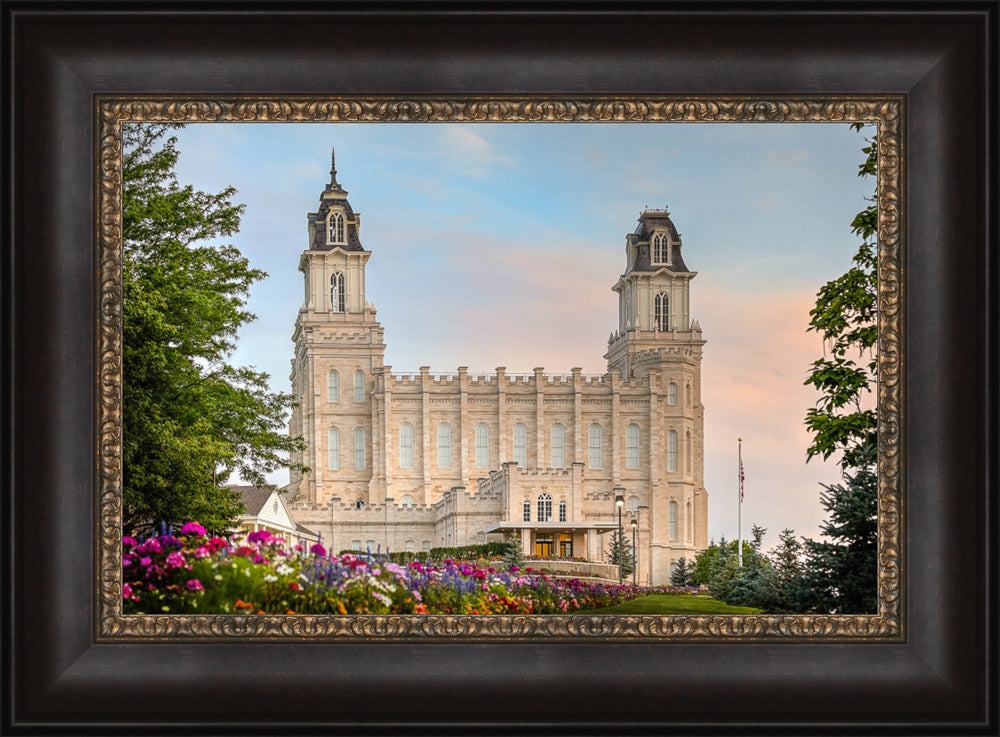 Manti Temple - Flower Garden