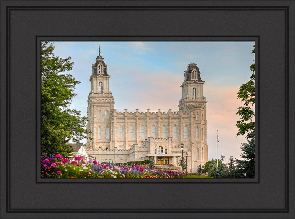 Manti Temple - Flower Garden