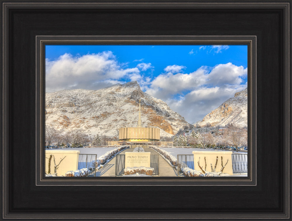 Provo Temple - In Winter