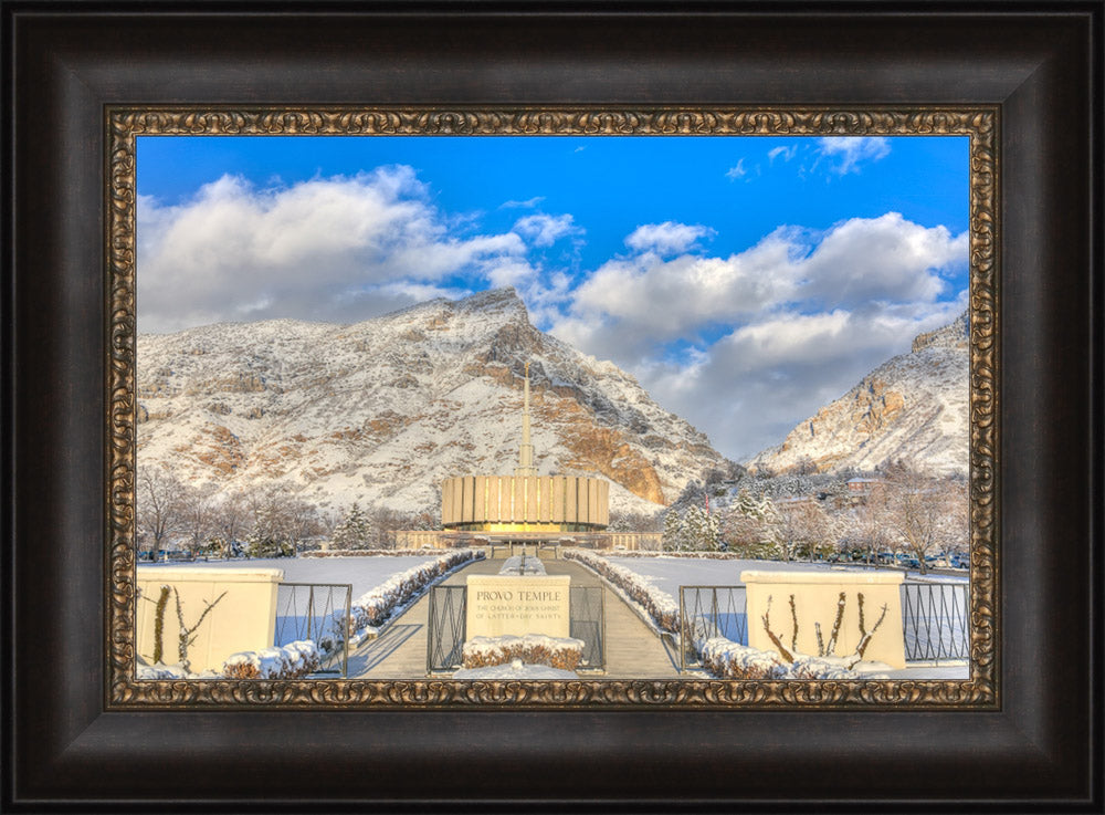 Provo Temple - In Winter