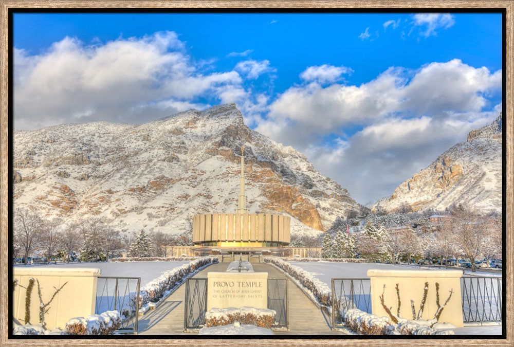 Provo Temple - In Winter