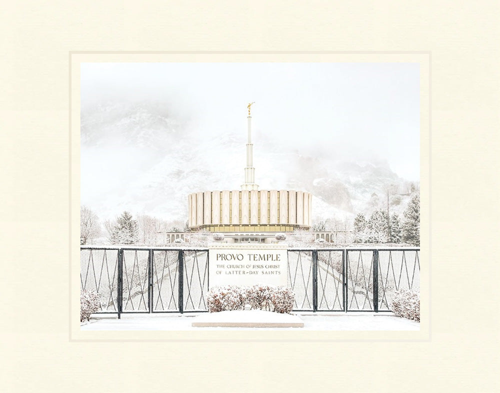 Provo Temple - Winter Beauty