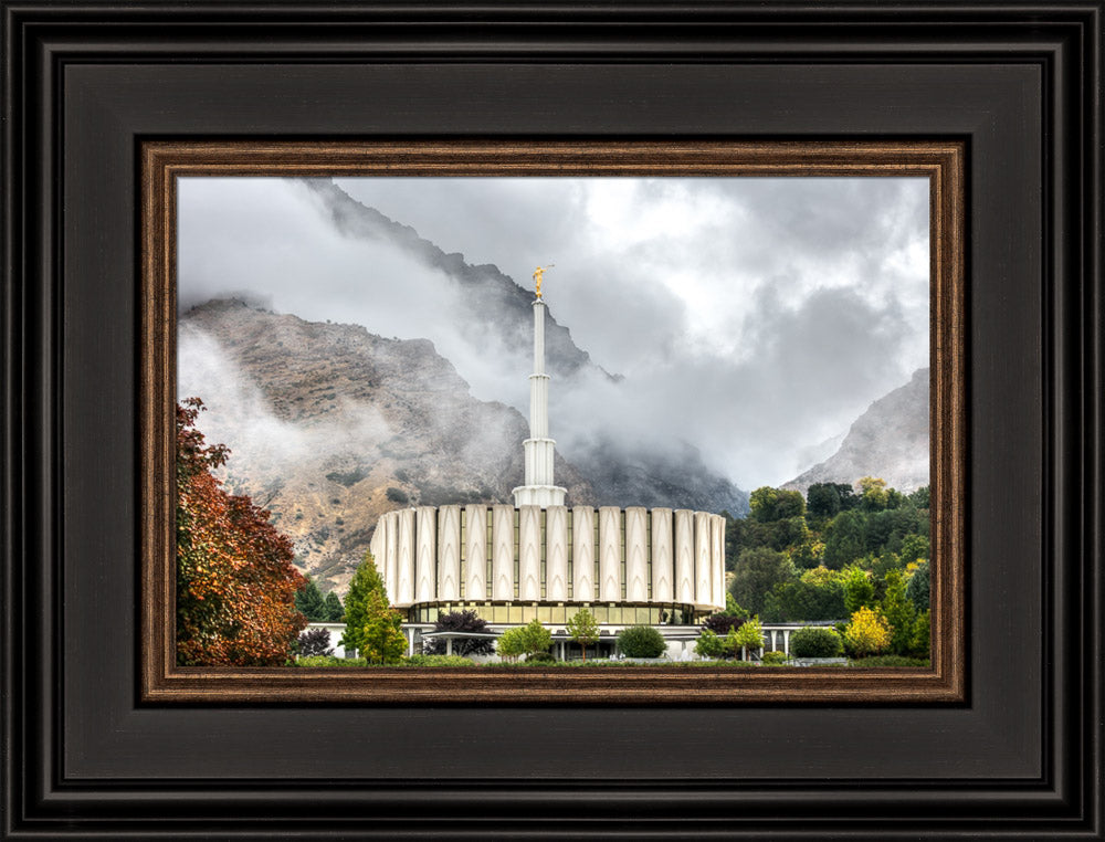 Provo Temple - Foggy Mountains