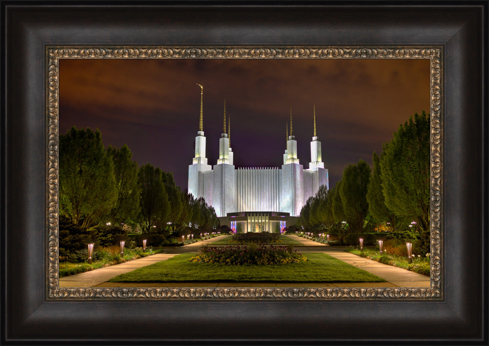 Washington DC Temple - At Night