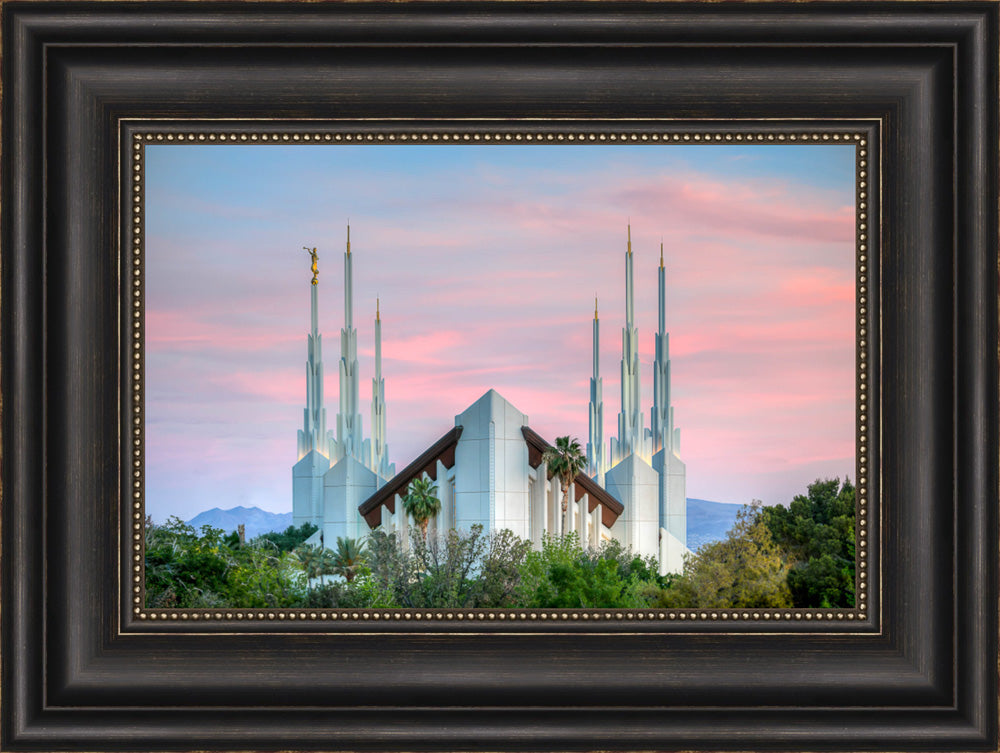 Las Vegas Temple - Pink Sunset