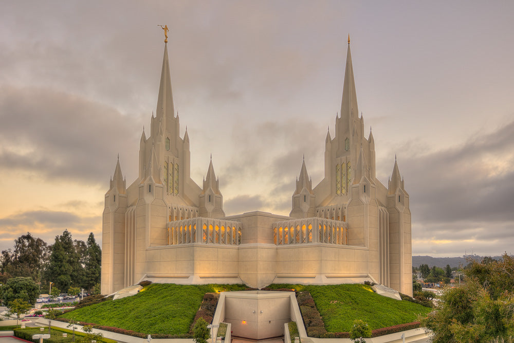 San Diego Temple - Evening Sunset