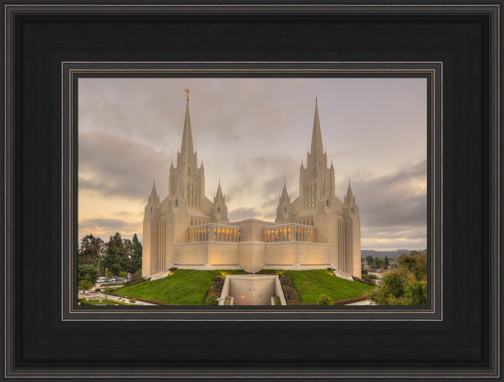 San Diego Temple - Evening Sunset