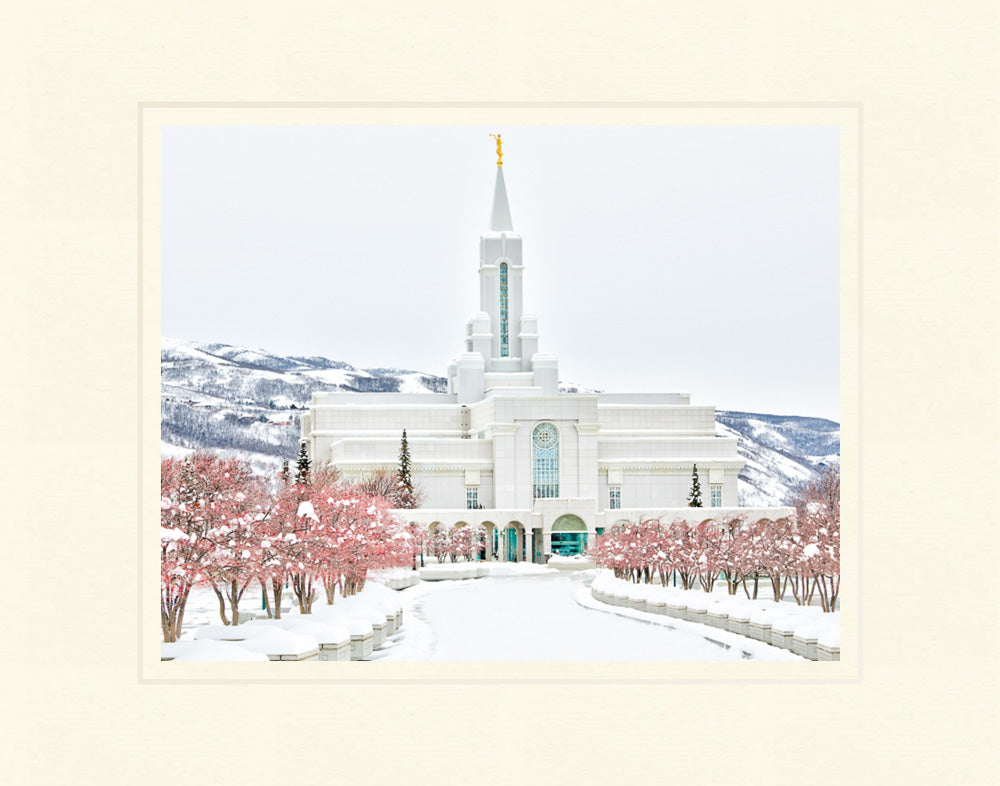 Bountiful Temple - In the Snow