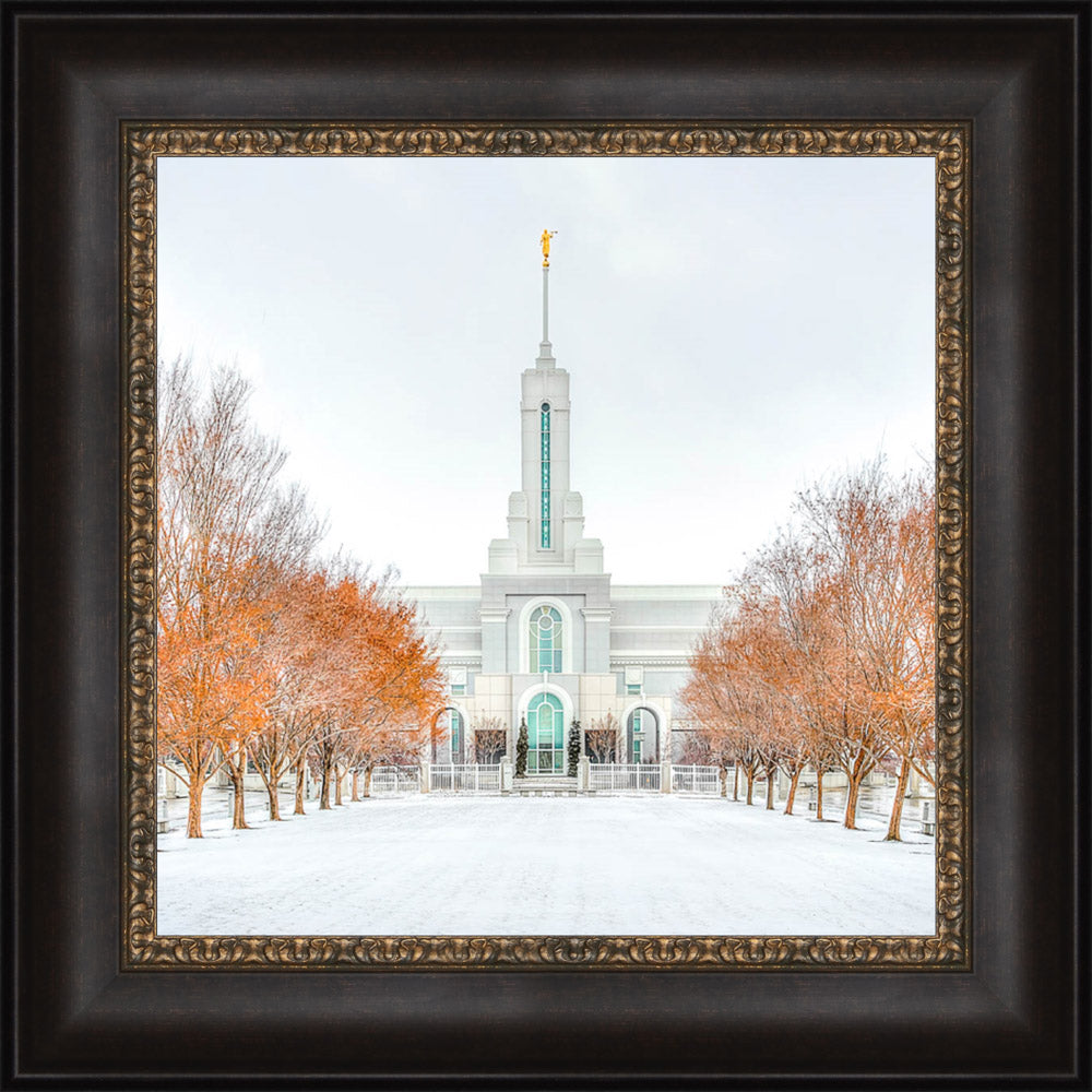 Mount Timpanogos Temple - First Snowstorm