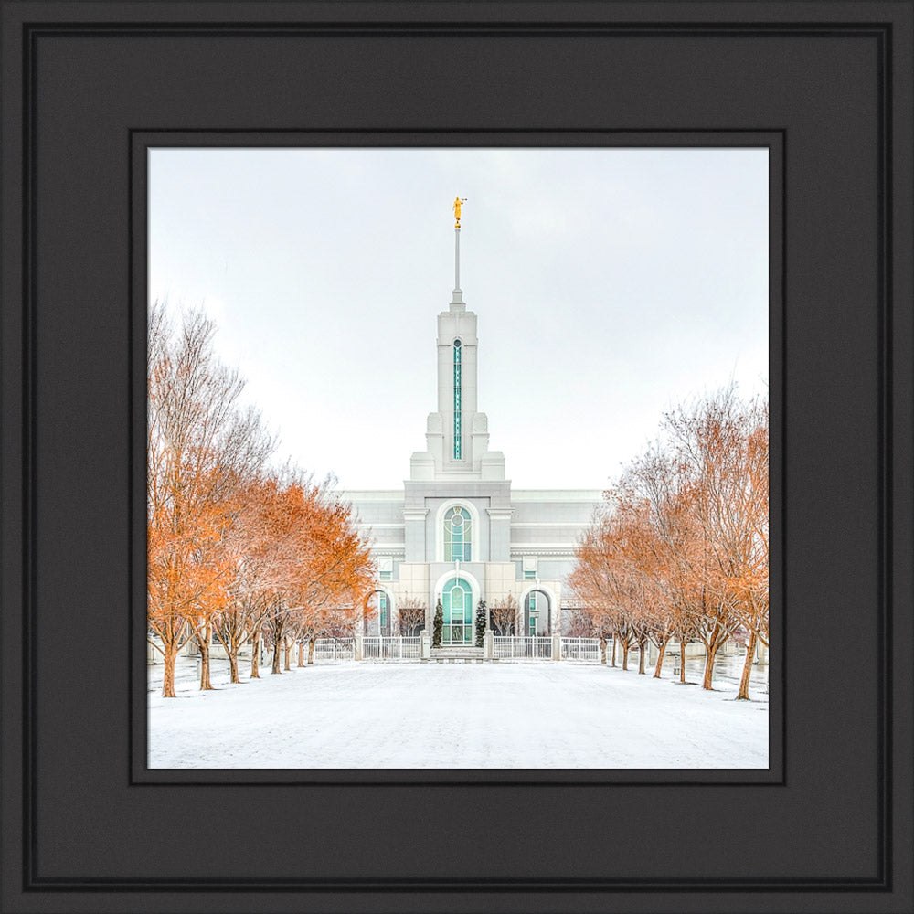 Mount Timpanogos Temple - First Snowstorm