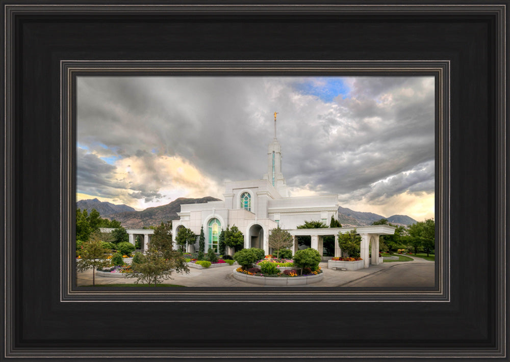 Mount Timpanogos Temple - Summer Mountains by Kyle Woodbury