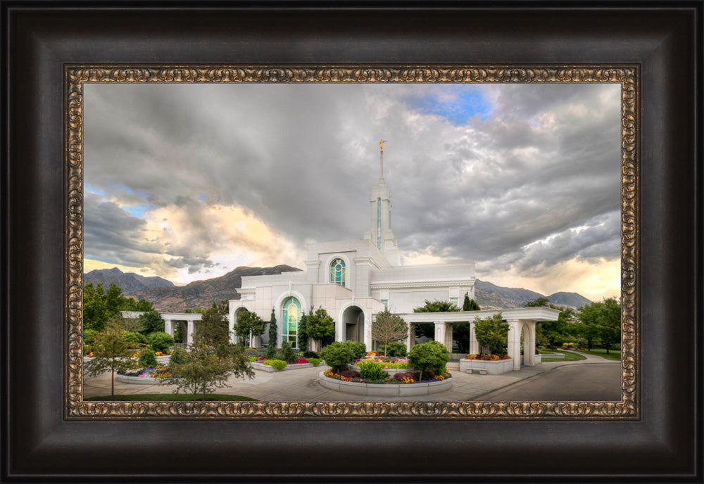 Mount Timpanogos Temple - Summer Mountains