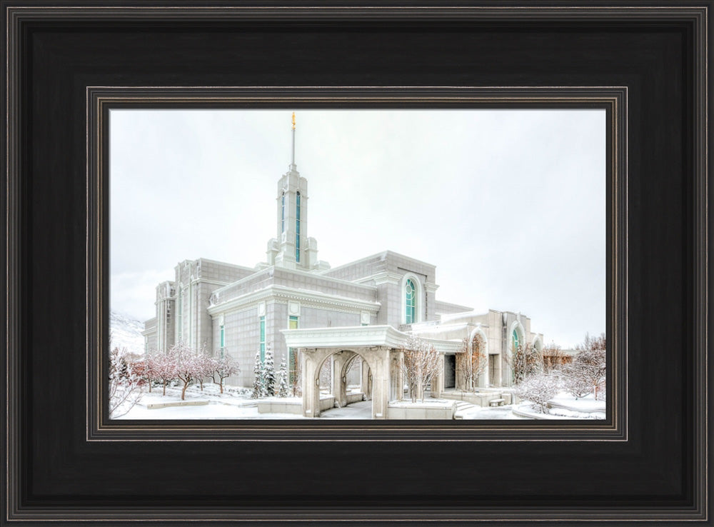 Mount Timpanogos Temple - Angled Whiteout