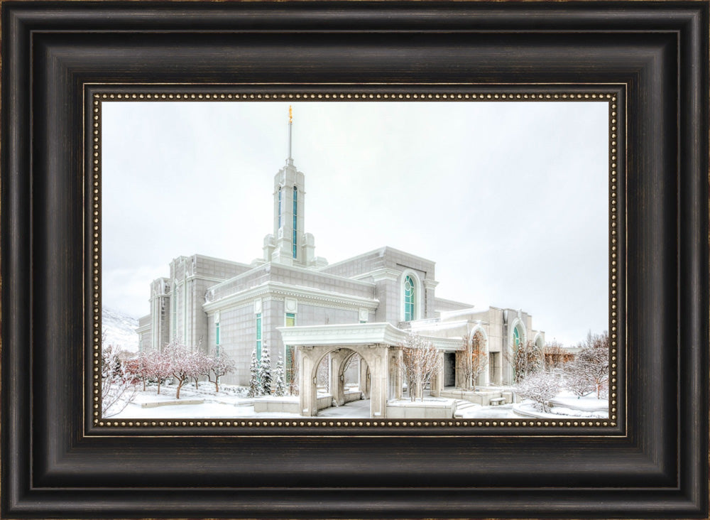 Mount Timpanogos Temple - Angled Whiteout