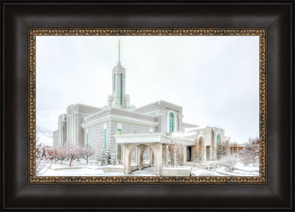 Mount Timpanogos Temple - Angled Whiteout