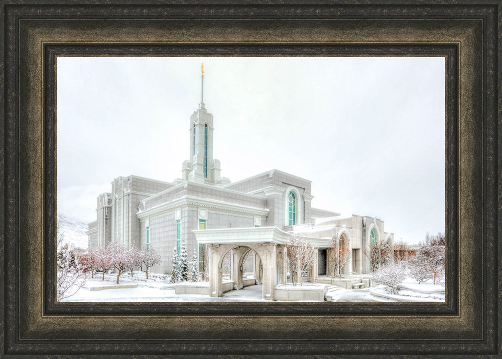 Mount Timpanogos Temple - Angled Whiteout