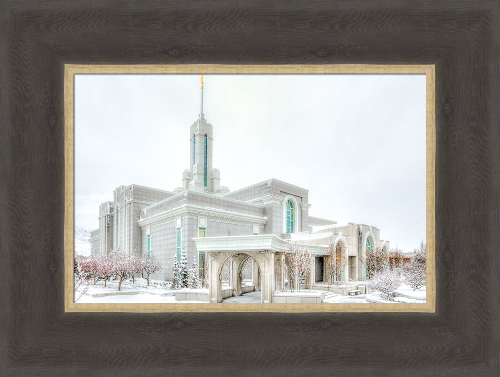 Mount Timpanogos Temple - Angled Whiteout