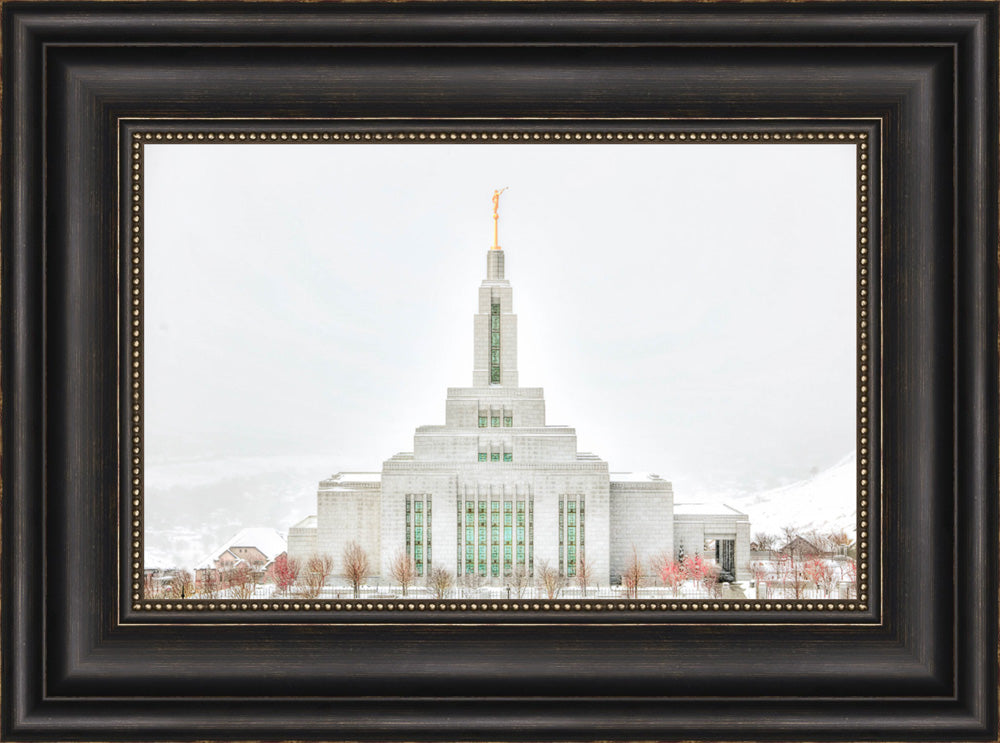 Draper Temple - Before the Snowstorm