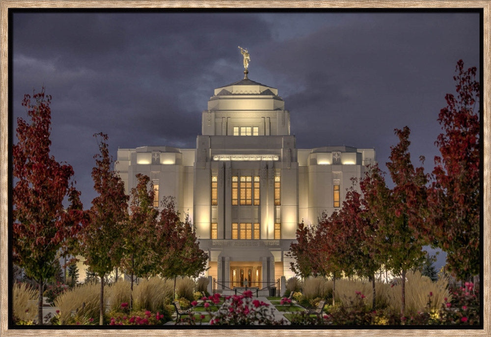 Meridian Temple - Night Lights