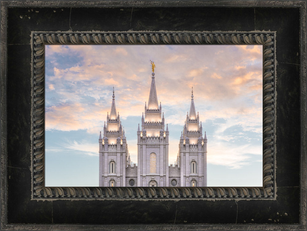 Salt Lake City Utah Temple - Guiding Lights by Lance Bertola