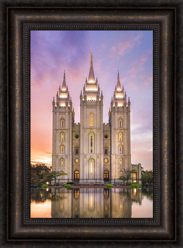 Salt Lake City Temple - Glimmer of Hope by Lance Bertola