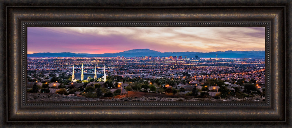 Las Vegas Nevada Temple - Contrasting by Lance Bertola