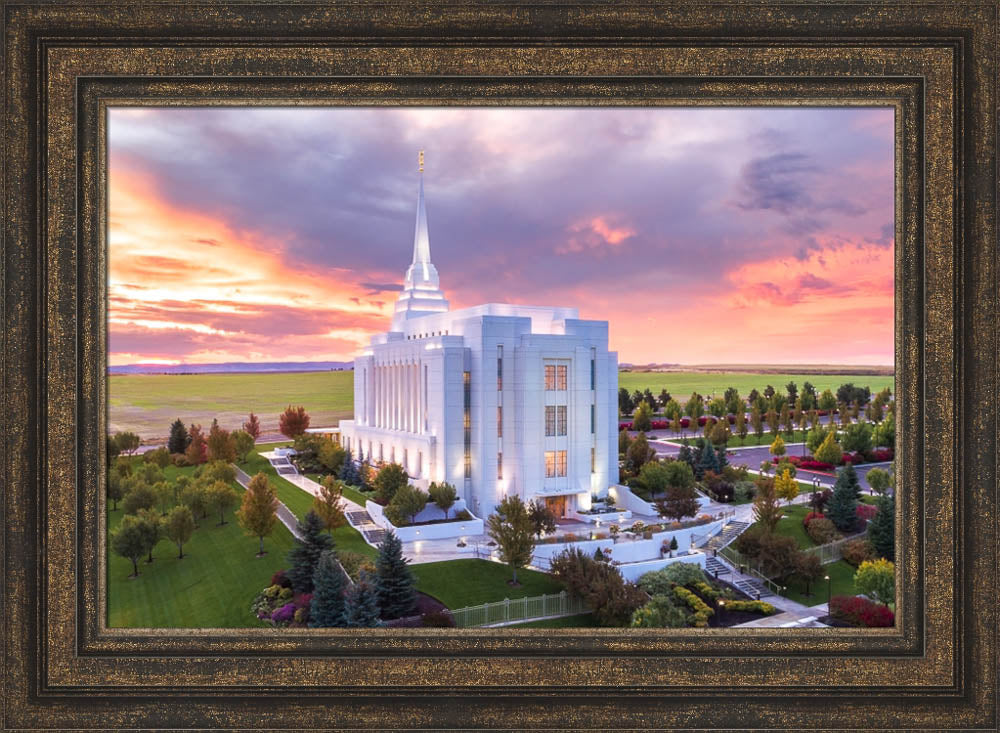 Rexburg Idaho Temple - Greater Heights by Lance Bertola