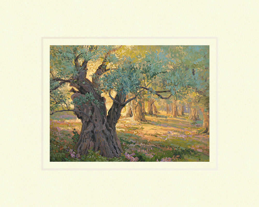 Gethsemane Prayer Garden 8x10 mat