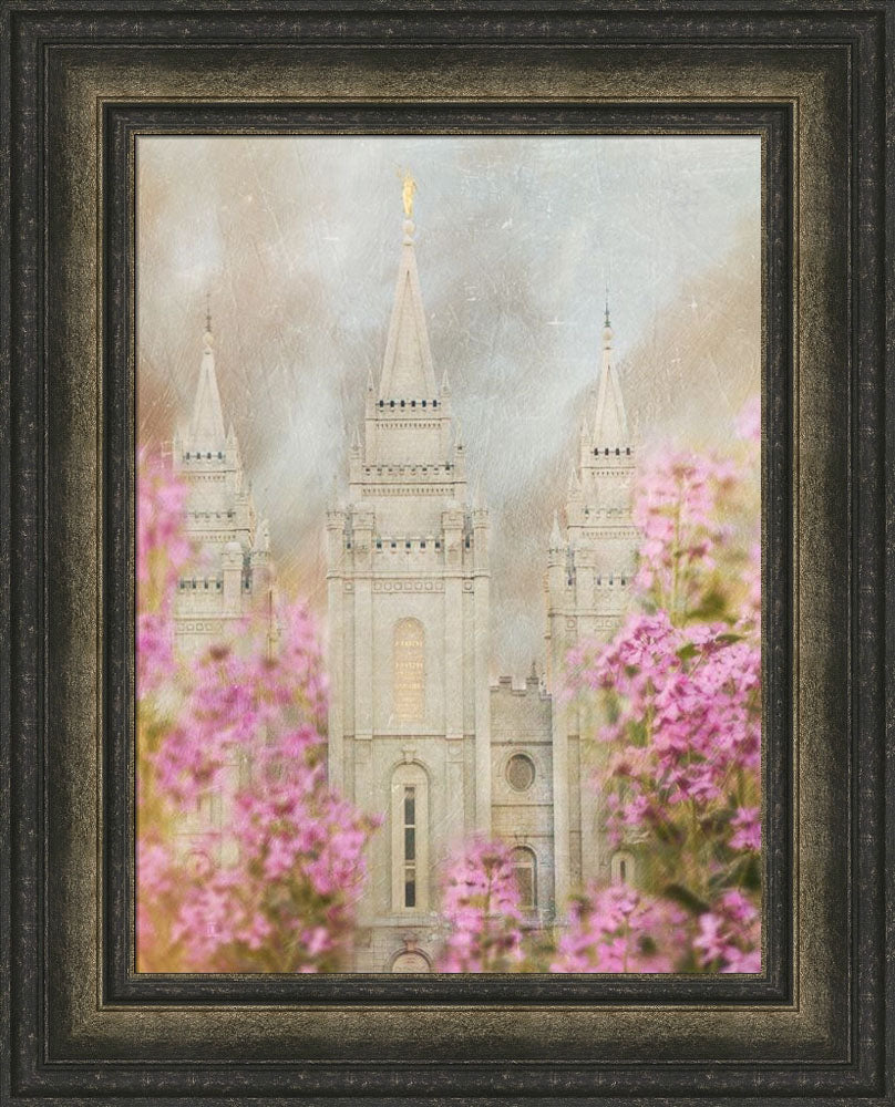 Salt Lake Temple - Jubilant by Mandy Jane Williams