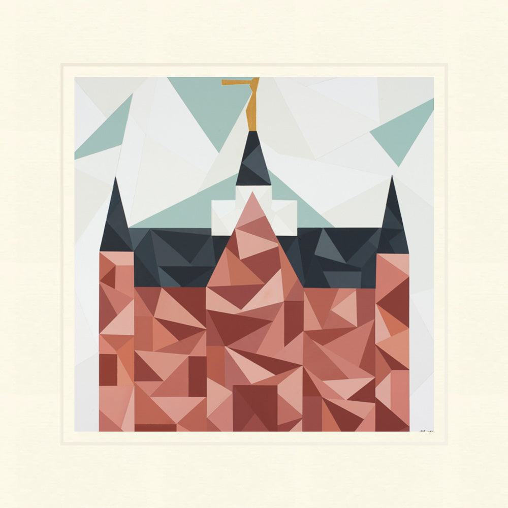 Provo City Center Temple - Geometric by Madison Wardle