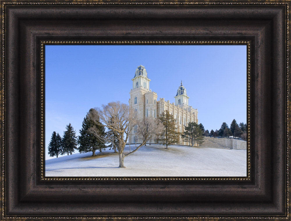 Manti Temple - Snowy Hill