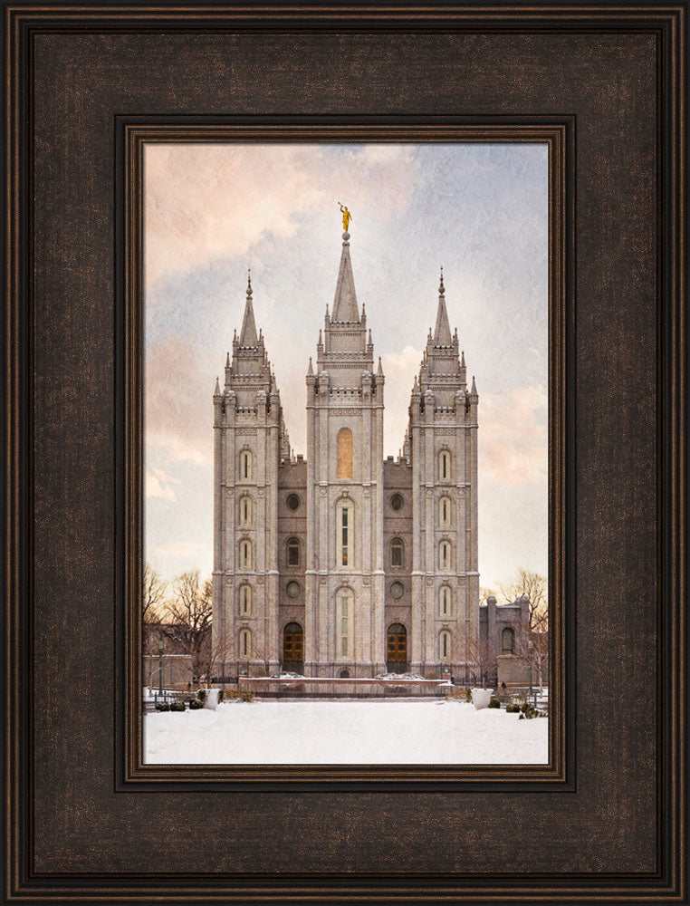 Salt Lake Temple - Textured Snow