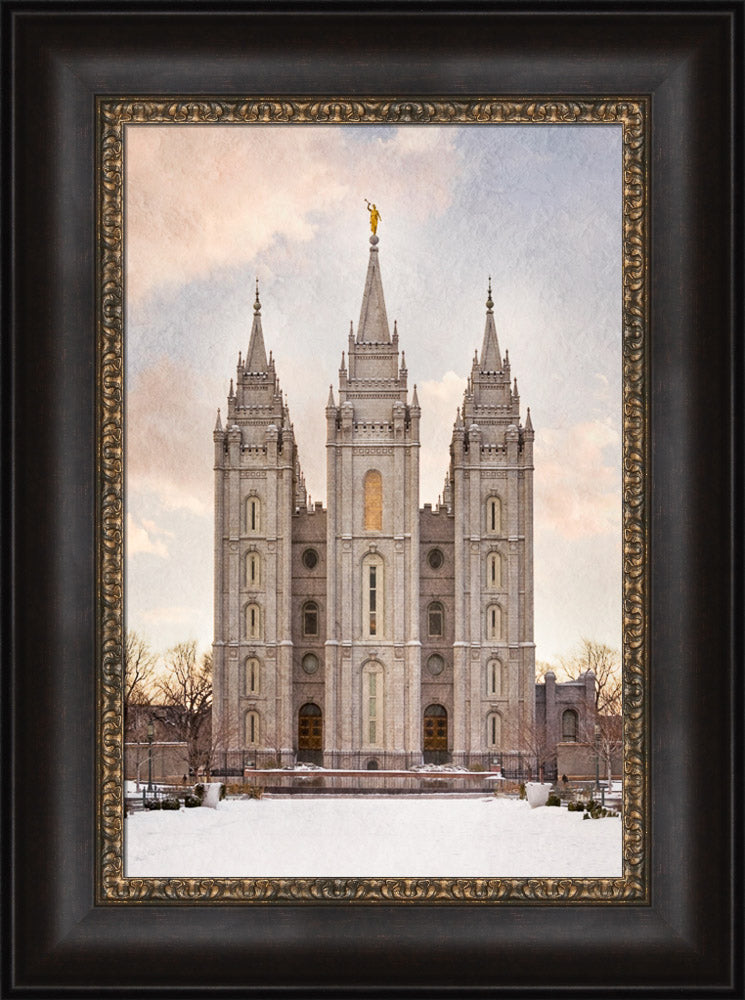 Salt Lake Temple - Textured Snow
