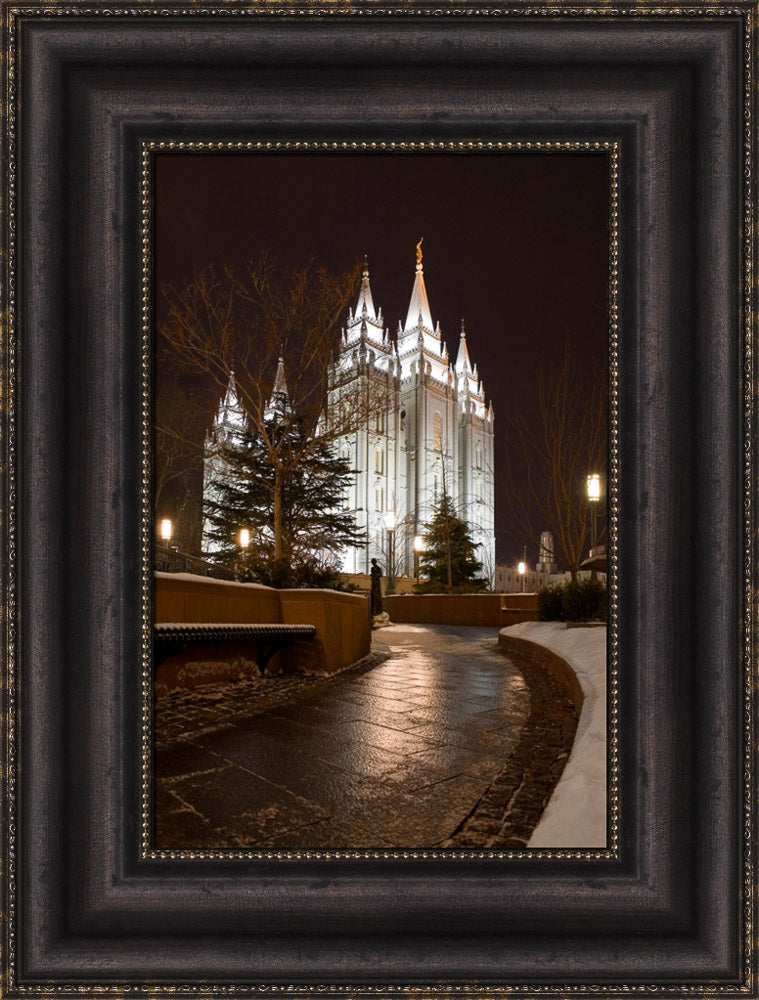 Salt Lake Temple - Snow Path