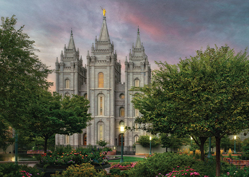 Salt Lake Temple - Eden by Robert A Boyd