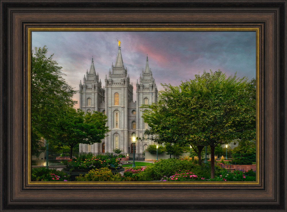 Salt Lake Temple - Eden by Robert A Boyd