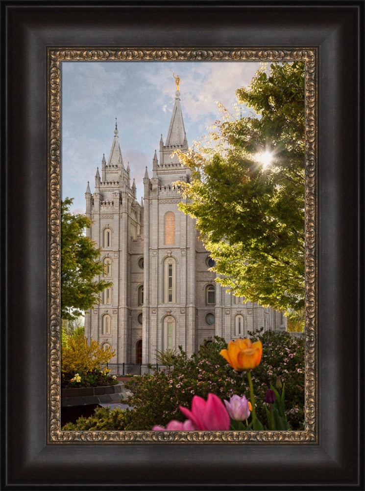 Salt Lake Temple - Springtime in Zion
