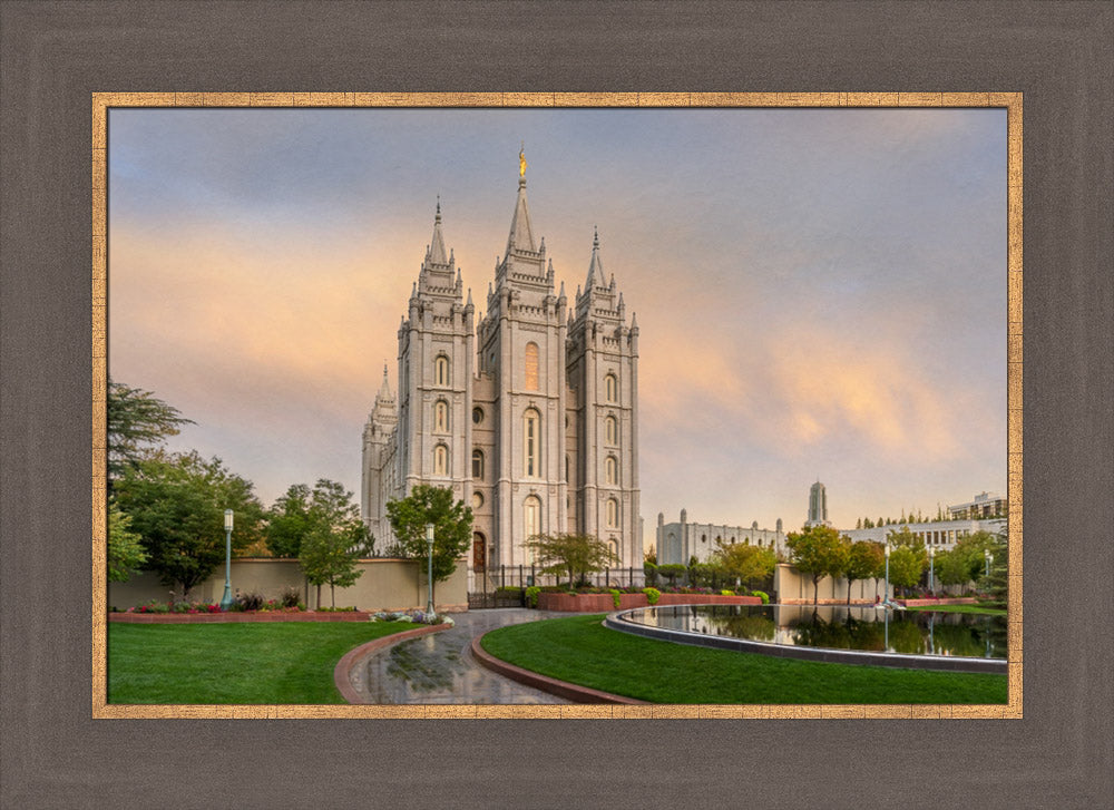 Salt Lake Temple- Covenant Path by Robert A Boyd