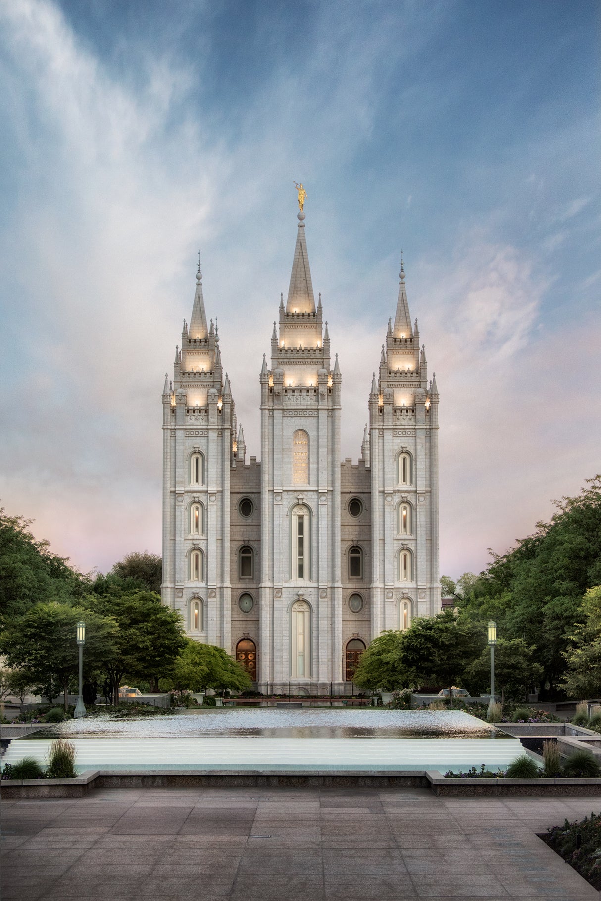 Salt Lake Temple - Chrome Series