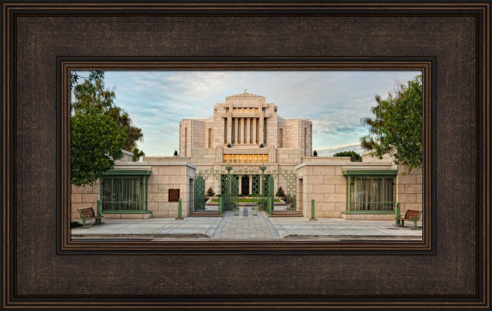Cardston Temple - Gate Panoramic