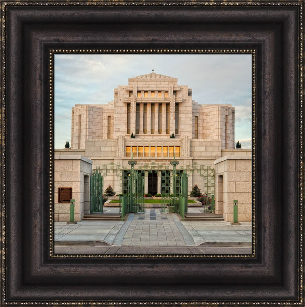 Cardston Temple - Gate Panoramic