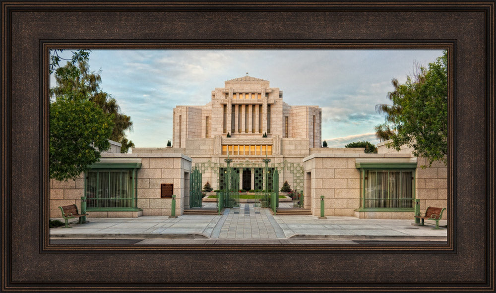 Cardston Temple - Gate Panoramic