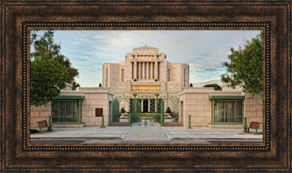 Cardston Temple - Gate Panoramic