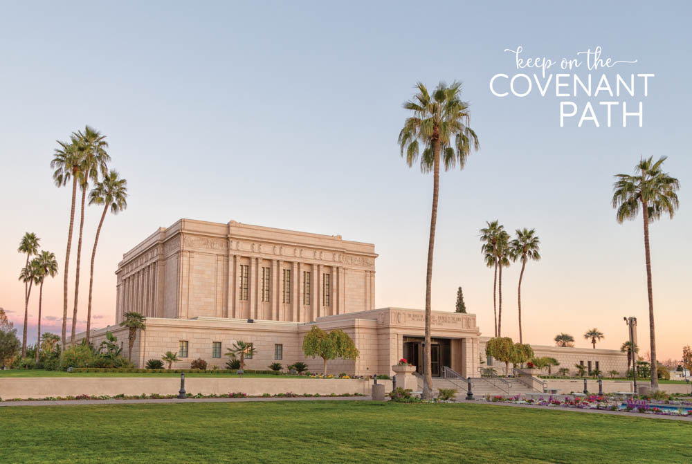 Mesa Temple - Evening 12x18 repositionable poster